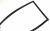 0060820384 49052918 FREEZER FOAMED DOOR SEAL,BLACKFOR CAFF19BK