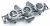 00613001 DRUCKKNOPF SET