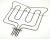 C00481380 481225928745 HEIZELEMENT OBERHITZE/GRILL 400 V