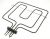 CA5G001A1 WIDERSTAND GRILL BEFESTIGUNG