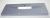 C00285416 482000031666 Gefrierfachklappe 384x162x25 -PW INDESIT