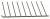 C00324602 481010486730 PLATTE TRÄGER OBI UP FÜR RACK LINKS FRONT