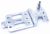 4055179727 Scharnier Kopfteil links Metall