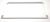 20811750 R GLASS SHELF(W.PROFILE-TOP)362-VF WHITE