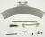 4055243929 HANDLE,GLASS DOOR,KIT,TIR,NIAG