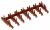 8074683064 SPIKES,GUMMI,ROT