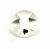 C00229219 488000229219 CONTROL KNOB WHITE