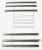 HZ638370 00577329 FULL EXTENSION RAILS 3-FOLD - 3 LEVEL TELESCOPIC SHELF RAILS