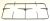 11701091 Gitter P 2 Flammen Emaille