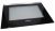 00776157 GLASS FRONT PANEL STAINLESS STEEL - BLACK