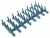 1380184125 DORNEN,GUMMI,BLAU,175X75MM 8X4