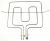 HEIZUNG ELEMENT, 230 V - 1100+1200 W, AISI 304, DURCHMESSER: 6,50 MM