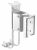 HS 17 AW 2 WANDHALTER FÜR SONOS ONE, ONE SL UND PLAY:1 LAUTSPRECHER WEISS