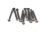 AB.05.00.00.0001 HEXAGONAL FLAT ROUND HEAD M4X35 CARBON STEEL SCREWS