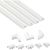 D-2010W 4X1M SET 61011 D-Line Kabelführung 20x10mm 4x1m inkl. 8 Steckverbinder