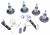 1784430175 C00898773 BEFESTIGUNGSSET FÜR MÖBELTÜR / ACCESSORIES PACK
